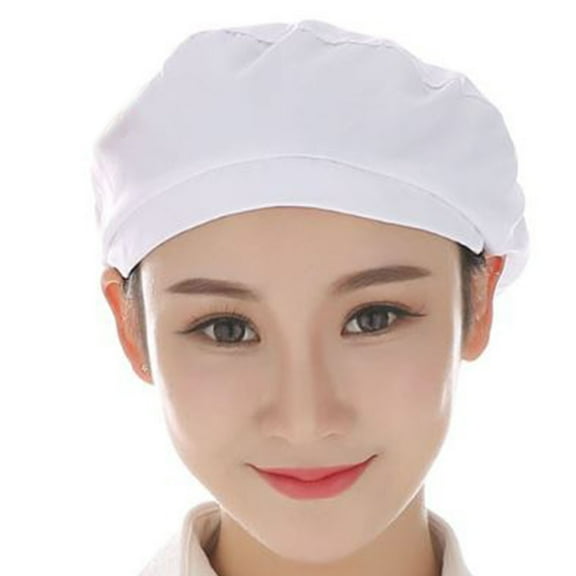 Bouffant Cap Service Dustproof Hair for Head Cover Solid Color Chef Hat for Factory Kitchen Workshop Warehouse Work