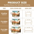 thumbnail image 5 of Throw Sofa Cover Soft Washable Decorative Couch Covers for 3 Cushion with Tassels Furniture Protector for Pets and Kids 71x91in, 5 of 5