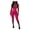 rose red, variant on Women Polka Dot Halter Jumpsuit, Corset Zip Waist Cinched Capri Pants Summer Outfit