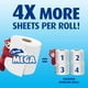 thumbnail image 4 of Papel higiénico Charmin Ultra Strong, 6 mega rollos, 24 unidades, tamaño normal, 4 of 8