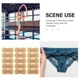 thumbnail image 3 of 100pcs Adhesive Protective Liners Swimsuit Liner Panty Liners Barrier Female Sticker Underwear Liners Stickers Bikini Lingerie Sticker, 3 of 8