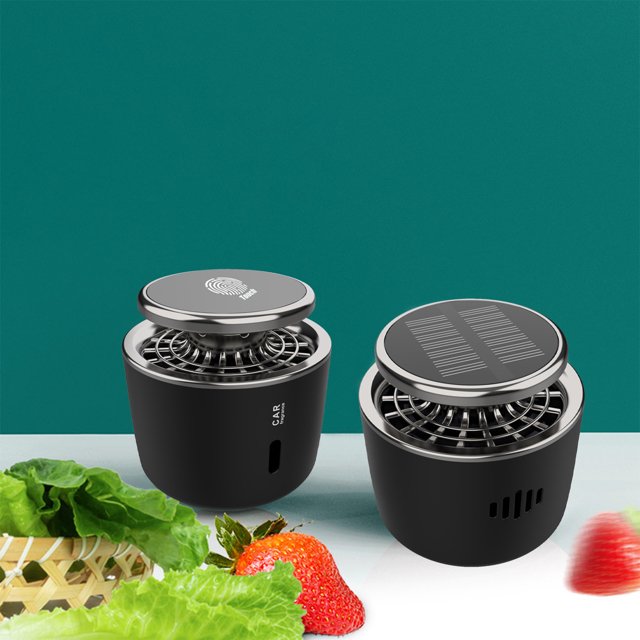 Sentmoon Up to 40% off Indoor Living Room Bathroom Aromatherapy Machine Car Gass Purifier Aromatherapy Deodorization 5 Seconds Diffusion Built-in Fan Solar Models USB Models Black Deals of the Day Cl
