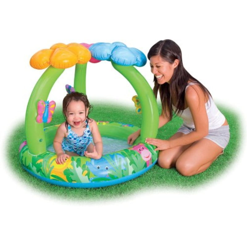 intex recreation jungle flower baby pool, age 13