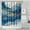 Blue White Gold, variant on Gray Rose Gold Marble Pattern Shower Curtain 36"x72" ,Bathroom Decorative Shower Curtains Set with 12 Hooks,Modern Waterproof Washable Shower Curtain