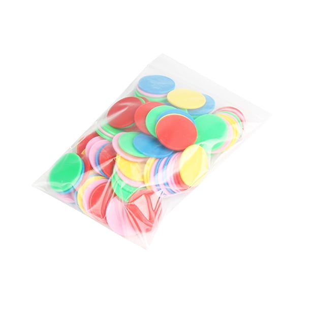 Juguetes de matemáticas Contador de estudiantes Educación temprana Juguetes de conteo Marcadores Juego de niños Chips Plástico 25 mm 100PCS / Set Speravity WJ3912-06