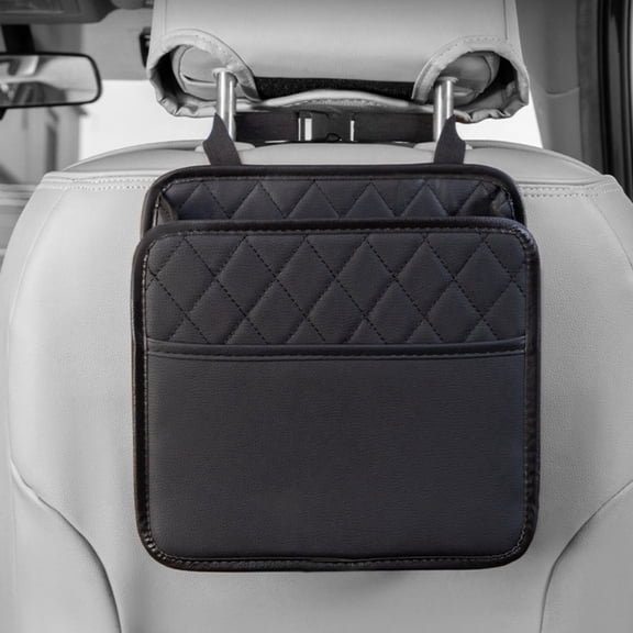 Seat Back Organizer and Multifunctional Car Storage Bag for Backseat— Easy Installation with Straps