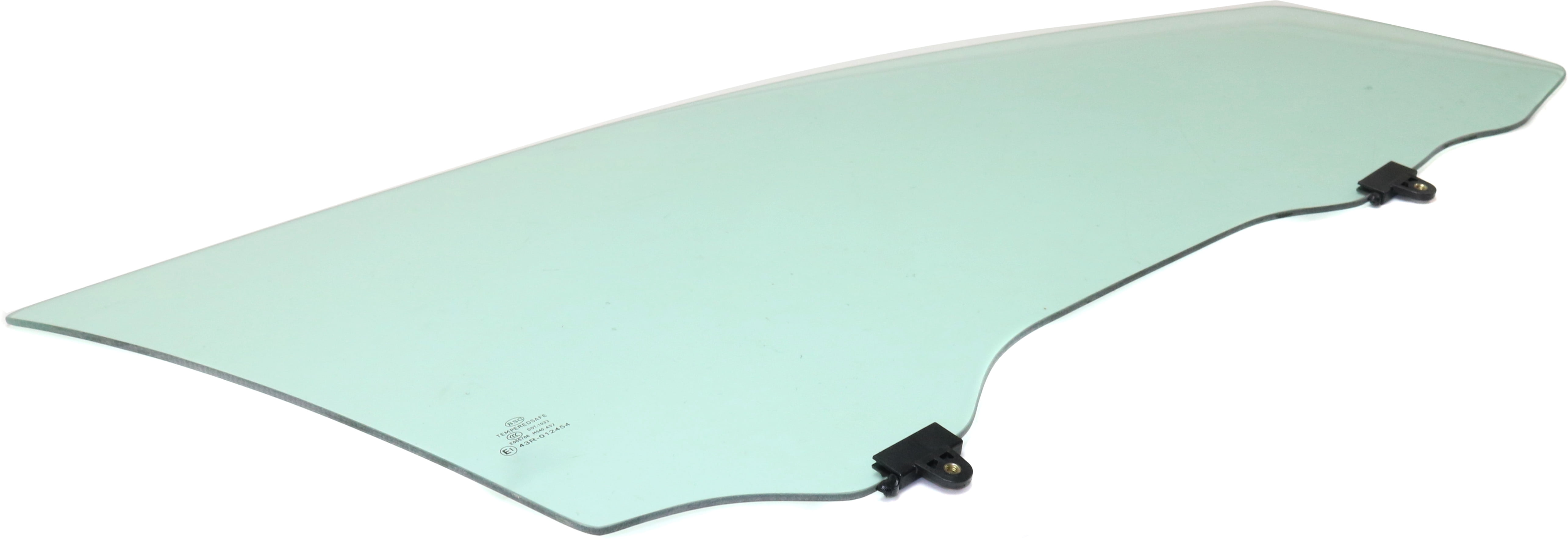 Door Glass Compatible with 2014-2019 Toyota Highlander Front, Right Passenger Green Tint FD26109 GTYN