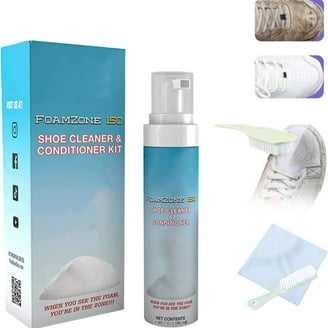 FoamZone FZ150 Shoe Cleaner Kit - Water-Free, Rich Foam, Uniform