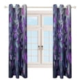 thumbnail image 4 of Dreamy Purple Butterfly Pattern (99)-2 Window Blackout Curtain 3d Printed Blackout Curtain Bedroom Living Room Hotel Window 2 Panel Shade, 4 of 6
