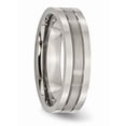 thumbnail image 4 of Titanium Brushed And Polished 6mm Grooved Band (Size 5) Made In China tb188-5, 4 of 4