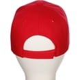 thumbnail image 3 of Daxton Classic Baseball Hat Embroidered A to Z Letters Structured Mid Profile Cap - Red, Letter G, 3 of 4