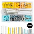thumbnail image 1 of EZONEDEAL Plastic Drywall Wall Anchors Screws Assortment Kit 300 Pieces, 1 of 4