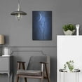 thumbnail image 5 of Luxe Metal Art 'Blue Crescent Moon' by Philippe Sainte-Laudy, Metal Wall Art, 16"x24", 5 of 9