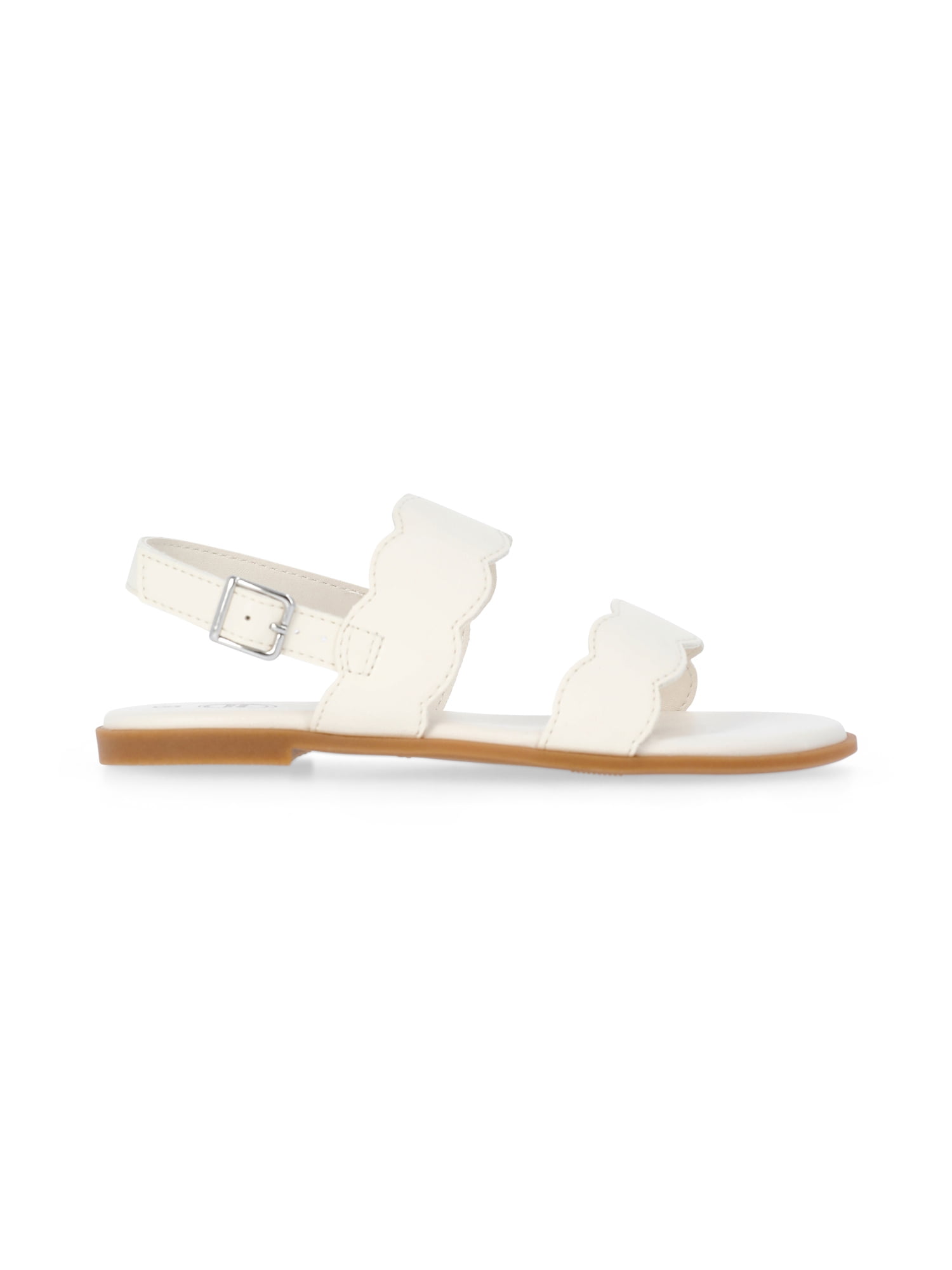 Wonder Nation Girls Two-Strap Slingback Sandals