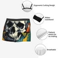thumbnail image 3 of Kdxio Men's Boxer Briefs with Modern Hip-Hop Skull Print - Comfortable and Breathable Underwear for Everyday Wear, 3 of 5