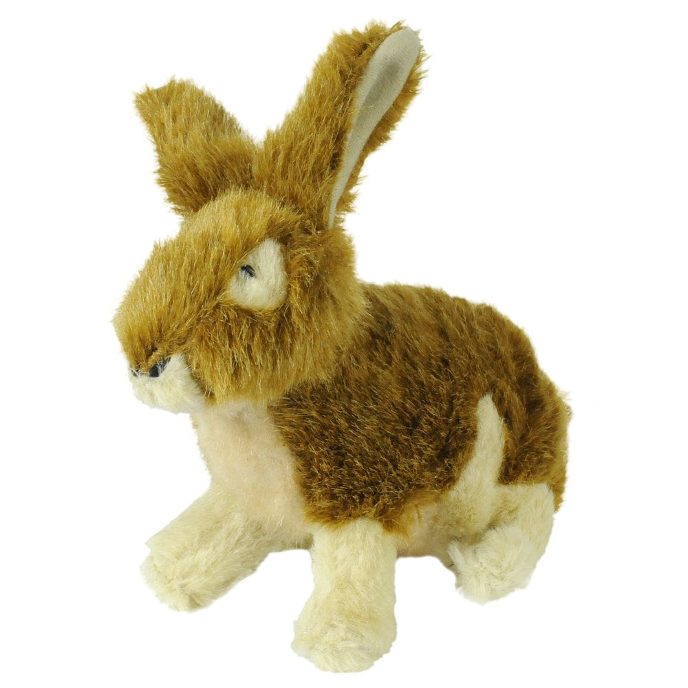Hyper Pet Wildlife Critter Plush Rabbit Squeaky Dog Toy with Squeaker, Rabbit