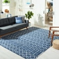 thumbnail image 2 of SAFAVIEH Himalaya Darin Geometric Wool Area Rug, Navy/Ivory, 10' x 14', 2 of 7