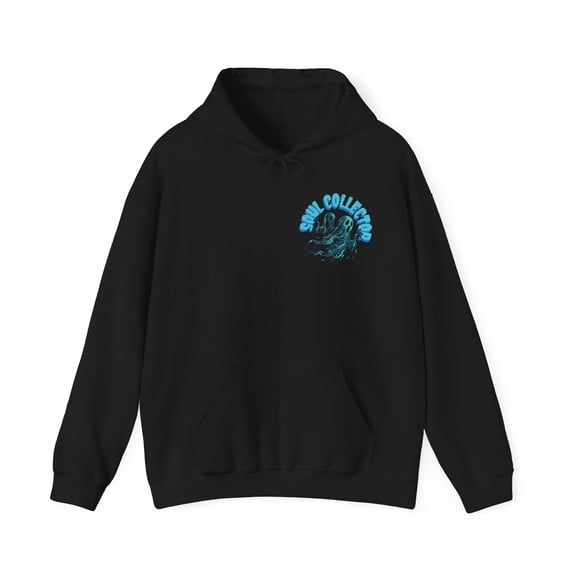 Soul Collector Pocket Detail Heavy Graphic Hoodie