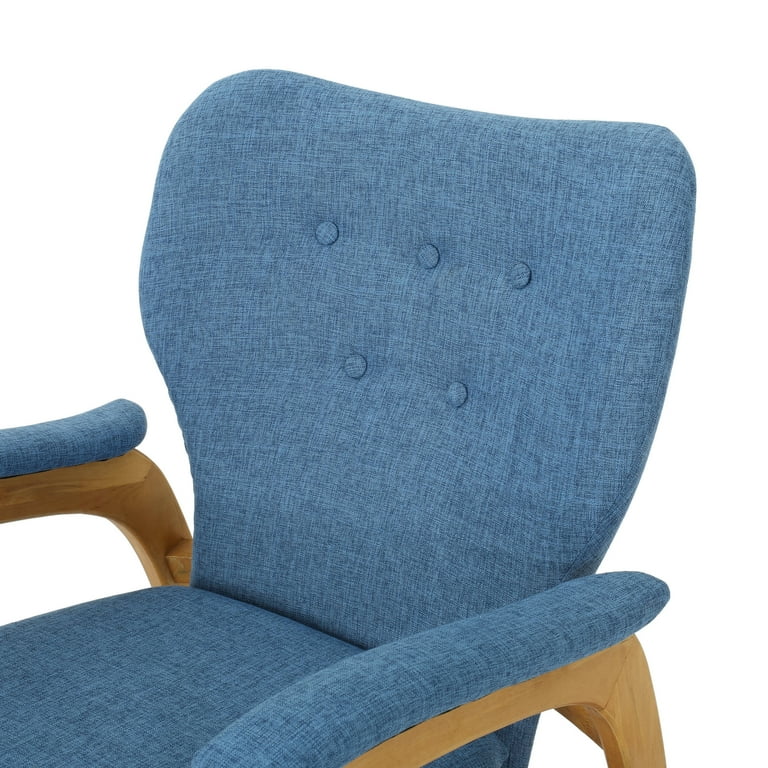 Bethany Mid Century Fabric Rocking Chair