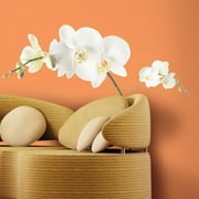 White Orchid Peel and Stick Wall Decals
