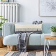 thumbnail image 2 of LR Home Fringe Festival Blue Color Block Lumbar Throw Pillow, 2 of 10