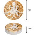 thumbnail image 1 of FMSHPON Octopus Set of 4 Round Coaster for Drinks, Absorbent Ceramic Stone Coasters Cup Mat with Cork Base for Home Kitchen Room Coffee Table Bar Decor, 1 of 6