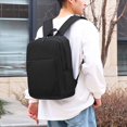thumbnail image 1 of ¡Oferta especial! Mochila sencilla de gran capacidad para uso diario, ocio, negocios, portátil, mochila de alta calidad, multiusos, liquidación de herramientas, color negro., 1 of 8