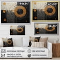 thumbnail image 4 of Designart "Celestial Mirage Gold and Black Saturn I" Saturn Floater Framed Canvas Wall Art, 4 of 7