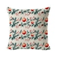 thumbnail image 2 of Antqov Christmas Pillow Covers 18x18" Soft Cushion Covers Decoration Holiday Decor Christmas Designs Throw Pillow Case for Sofa Couch Christmas Office Bedroom Decorations Gifts, 2 of 6