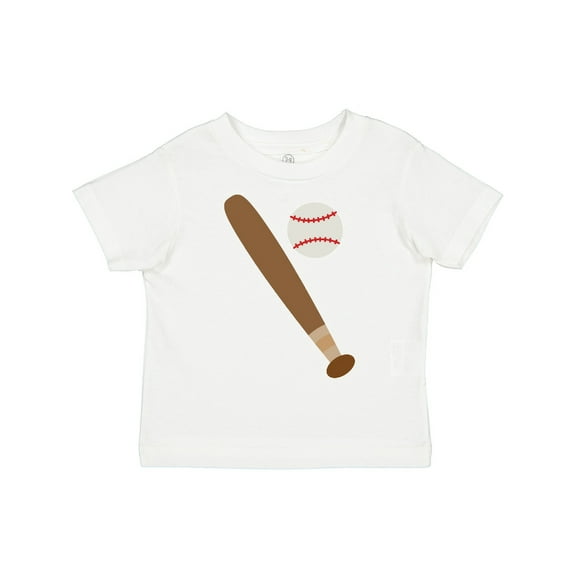 Inktastic Baseball Bat and Ball Boys or Girls Toddler T-Shirt