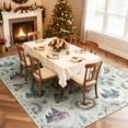 thumbnail image 3 of Moynesa 8'x10' Christmas Area Rug for Living Room, Large Rug Xmas Tree Modern Rug Kitchen Rug Washable Rug Non Slip Moroccan Carpet Holiday Decor Soft Accent Rug for Bedroom Dining Room, Beige, 3 of 13
