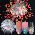 thumbnail image 5 of UDIYO Sequins Nail Glitter Butterfly Star Love Heart DIY Nail Art Accessories Colored Nail Decoration Manicure Sequins for Nail Design, 5 of 7
