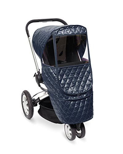 Melange Padding Beta Cover / Cover for Baby Stroller and Pushchair Manito Premium Padding Winter Weather Shield / For the strollers having detachable seat Dia_black grey 