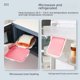 thumbnail image 5 of Caja de almacenamiento para conservación de pan de sándwich, caja bento portátil de silicona para exteriores, para trabajadores de oficina, estudiantes, con calefacción y sellada, 5 of 6