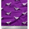 thumbnail image 1 of Soimoi Rayon Fabric Branch & Bird Block Printed Fabric 1 Yard 56 Inch Wide, 1 of 3