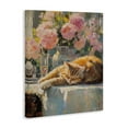thumbnail image 3 of Stupell Industries Orange Cat Resting Animals Painting Wrapped Canvas Canvas Art Print Wall Art, 30 x 40, 3 of 7