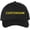 Black/Gold, variant on Custodian Embroidered Text Baseball Cap | Cleaning Crew Work Job Maintenance | Structured Hat (Forest/White)