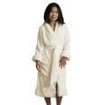 thumbnail image 2 of Berkshire Sherpa Trim Kimono Style Velvetloft Robe Hummus / Medium, 2 of 2
