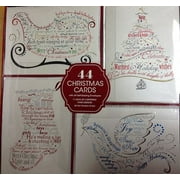 Paper Magic Christmas Cards 44 ct 864072 HOLIDAY WRITTEN