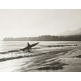 thumbnail image 2 of Soffia, Myan 24x20 Gold Ornate Wood Framed with Double Matting Museum Art Print Titled - BW Surfer No. 3, 2 of 4