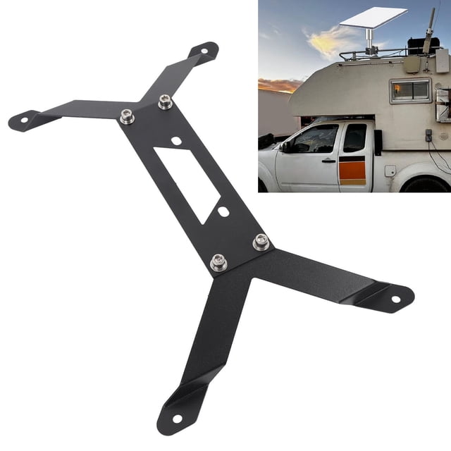 Rectangular Satellite Car Roof Mount Kit, Stable Rectangular Satellite Car Mount Base Accurate Small Strong Adsorption for RV