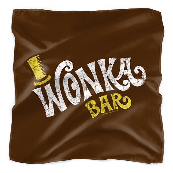 Willy Wonka and the Chocolate Factory Movie Logo Bandana (21 in x 21 in)
