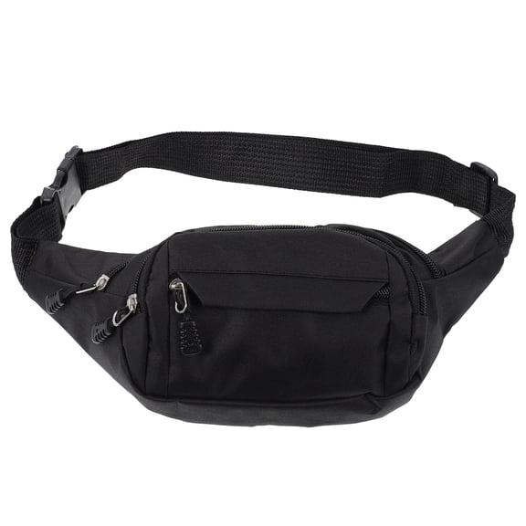 Minkissy Black Men's Lightweight Adjustable Crossbody Shoulder Bag for Daily Use and Travel