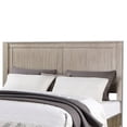 thumbnail image 2 of Benzara Kali Wood California King Size Platform Bed in Light Tan Brown, 2 of 5