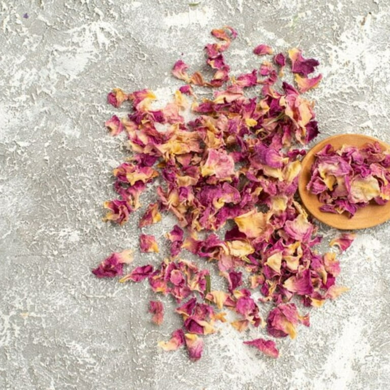 Organic Way Rose Petals Dried (Rosa Centifolia) - Pure, Edible