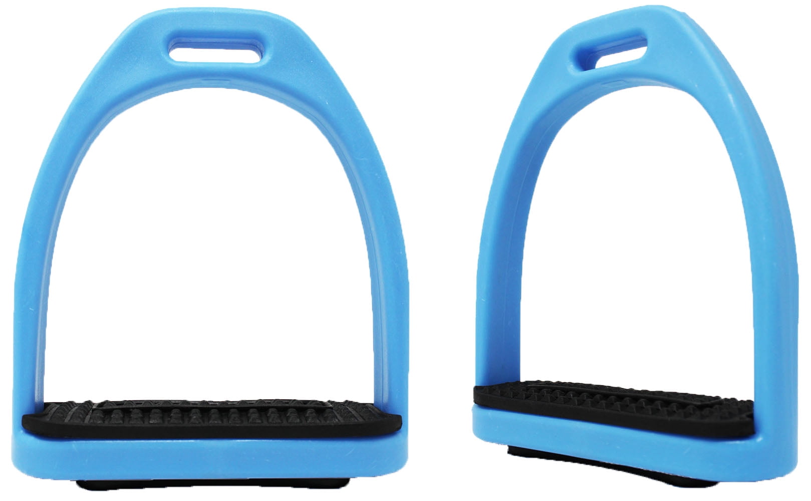 Horse Saddle English 45/8" Wide Composite Lightweight Stirrups Blue