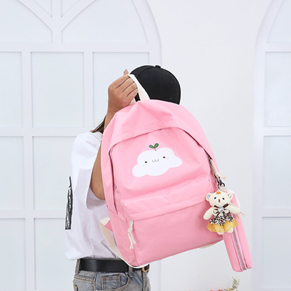 Details about   School Back Bags For Little Girl Sweet Cartoon Design Breathable Strap Zip Close