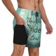 thumbnail image 2 of Balery Not All Those Who Wander Are Lost1 Bañador para hombre, shorts de playa de secado rápido con entrepierna y forro de compresión-XX-Large, 2 of 6