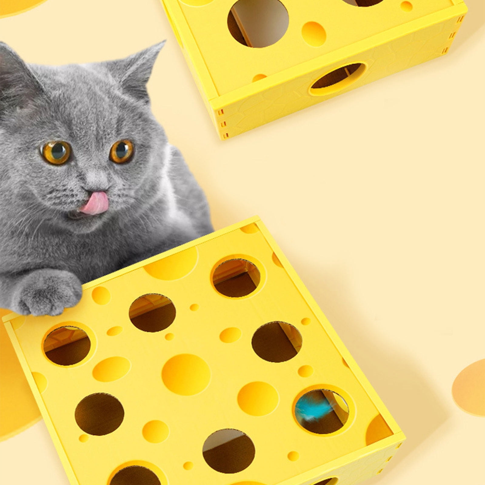 MultiFunctional Automatic Rotating Activity Chew Resistant Puzzle Toy Design Enrichment Toy