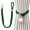 Green, variant on ZOURIH 4 Pack Adjustable Big Pearl Curtain Tiebacks Cotton Hand Woven Tie Back Decorative Rope Holdbacks for Curtains Draperies Curtain Ties for Home Bedroom office Decorative Curtain,